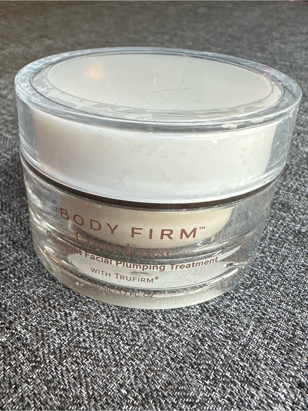 NEW Body Firm Crepe Erase Overnight Facial Plumping Treatment With TruFirm 1.7oz